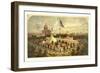 Buildings of the Great Central Fair-null-Framed Giclee Print