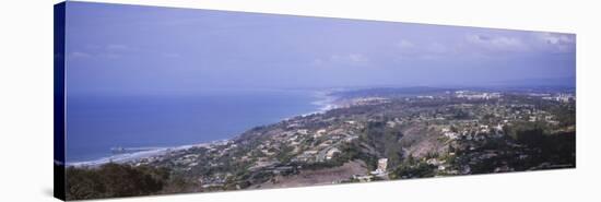 Buildings on a Hill, La Jolla, Pacific Ocean, San Diego, California, USA-null-Stretched Canvas