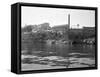 Buildings on Alcatraz-null-Framed Stretched Canvas