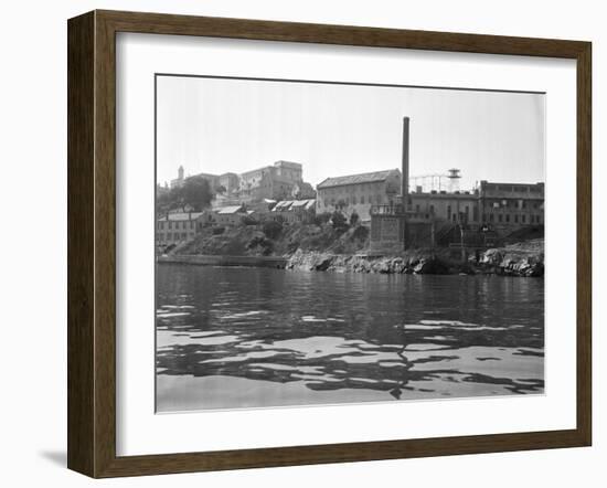 Buildings on Alcatraz-null-Framed Premium Photographic Print