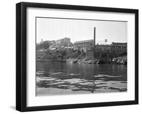 Buildings on Alcatraz-null-Framed Premium Photographic Print