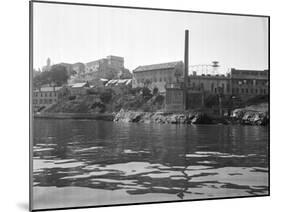 Buildings on Alcatraz-null-Mounted Premium Photographic Print
