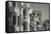 Buildings on Allenby Street, Tel Aviv, Israel-null-Framed Stretched Canvas