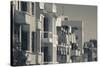 Buildings on Allenby Street, Tel Aviv, Israel-null-Stretched Canvas