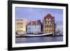 Buildings on Handelskade Street-Richard Cummins-Framed Photographic Print