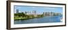 Buildings on Intracoastal Waterway, Hollywood Beach, Hollywood, Florida, USA-null-Framed Photographic Print
