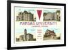 Buildings on Kansas University Campus-null-Framed Art Print