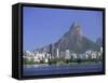 Buildings on Lagoa Rodrigo De Freitas, Rio De Janeiro, Brazil, South America-Sergio Pitamitz-Framed Stretched Canvas