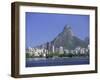 Buildings on Lagoa Rodrigo De Freitas, Rio De Janeiro, Brazil, South America-Sergio Pitamitz-Framed Photographic Print