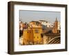 Buildings on the Bank of the Guadalquivir River, Seville, Andalucia, Spain, Europe-Godong-Framed Photographic Print