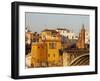 Buildings on the Bank of the Guadalquivir River, Seville, Andalucia, Spain, Europe-Godong-Framed Photographic Print