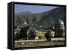 Buildings on the Banks of the Kabul River, Central Kabul, Kabul, Afghanistan-Jane Sweeney-Framed Stretched Canvas