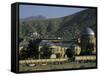 Buildings on the Banks of the Kabul River, Central Kabul, Kabul, Afghanistan-Jane Sweeney-Framed Stretched Canvas