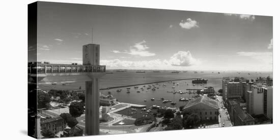 Buildings on the Coast, Lacerda Elevator, Pelourinho, Salvador, Bahia, Brazil-null-Stretched Canvas