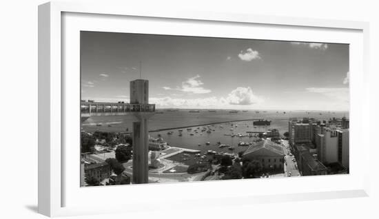 Buildings on the Coast, Lacerda Elevator, Pelourinho, Salvador, Bahia, Brazil-null-Framed Photographic Print