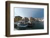 Buildings on the harbour of Piran, Slovenia, Europe-Sergio Pitamitz-Framed Photographic Print