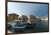 Buildings on the harbour of Piran, Slovenia, Europe-Sergio Pitamitz-Framed Photographic Print