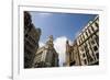 Buildings on the Plaza Del Ayuntamiento, Valencia, Costa Del Azahar, Spain, Europe-Martin Child-Framed Photographic Print