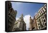 Buildings on the Plaza Del Ayuntamiento, Valencia, Costa Del Azahar, Spain, Europe-Martin Child-Framed Stretched Canvas