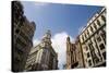 Buildings on the Plaza Del Ayuntamiento, Valencia, Costa Del Azahar, Spain, Europe-Martin Child-Stretched Canvas