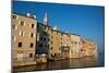 Buildings on the waterfront and Tower of Church of St. Euphemia behind, Old Town, Rovinj, Croatia-Richard Maschmeyer-Mounted Photographic Print