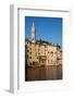 Buildings on the Waterfront and Tower of Church of St. Euphemia, Old Town, Rovinj, Croatia, Europe-Richard Maschmeyer-Framed Photographic Print