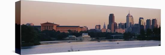 Buildings on the Waterfront, Philadelphia, Pennsylvania, USA-null-Stretched Canvas