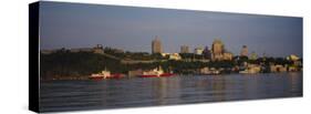 Buildings on the Waterfront, Quebec City, Quebec, Canada-null-Stretched Canvas
