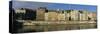 Buildings on the Waterfront, Saone River, Lyon, France-null-Stretched Canvas