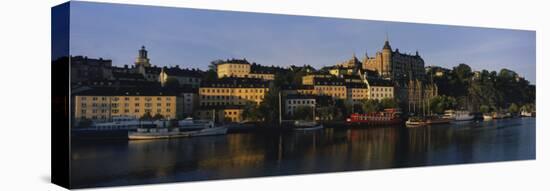 Buildings on the Waterfront, Stockholm, Sweden-null-Stretched Canvas