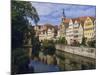 Buildings Overlooking the Neckar River at Tubingen, Baden Wurttemberg, Germany, Europe-Nigel Blythe-Mounted Photographic Print