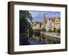 Buildings Overlooking the Neckar River at Tubingen, Baden Wurttemberg, Germany, Europe-Nigel Blythe-Framed Photographic Print