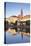 Buildings Reflected in the River Ill, Strasbourg, Bas-Rhin, Alsace, France, Europe-Julian Elliott-Stretched Canvas