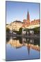 Buildings Reflected in the River Ill, Strasbourg, Bas-Rhin, Alsace, France, Europe-Julian Elliott-Mounted Photographic Print