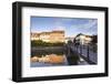 Buildings Reflected in the River Ill, Strasbourg, Bas-Rhin, Alsace, France, Europe-Julian Elliott-Framed Photographic Print