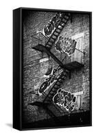 Buildings - Stairs - Emergency - New York City - United States-Philippe Hugonnard-Framed Stretched Canvas