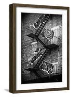 Buildings - Stairs - Emergency - New York City - United States-Philippe Hugonnard-Framed Photographic Print