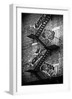 Buildings - Stairs - Emergency - New York City - United States-Philippe Hugonnard-Framed Photographic Print