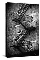 Buildings - Stairs - Emergency - New York City - United States-Philippe Hugonnard-Stretched Canvas