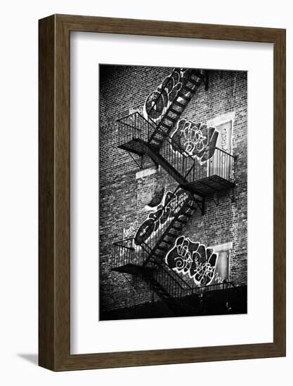 Buildings - Stairs - Emergency - New York City - United States-Philippe Hugonnard-Framed Photographic Print