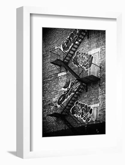 Buildings - Stairs - Emergency - New York City - United States-Philippe Hugonnard-Framed Photographic Print