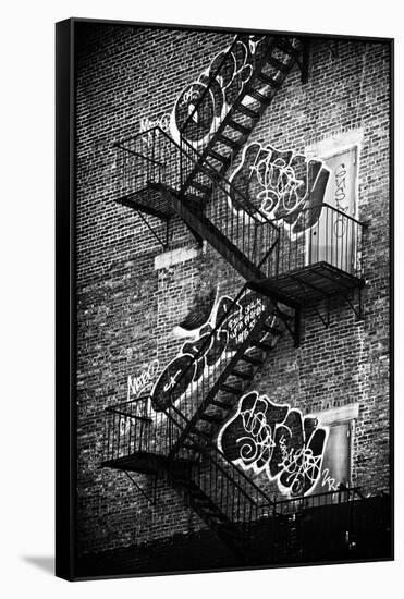 Buildings - Stairs - Emergency - New York City - United States-Philippe Hugonnard-Framed Stretched Canvas