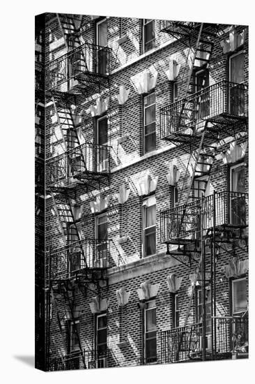 Buildings - Stairs - Emergency - New York City - United States-Philippe Hugonnard-Stretched Canvas