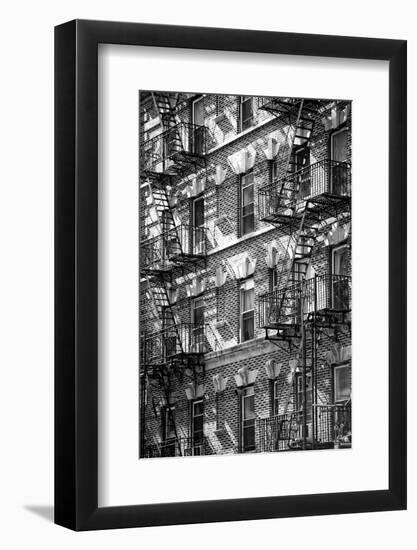 Buildings - Stairs - Emergency - New York City - United States-Philippe Hugonnard-Framed Photographic Print