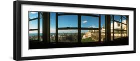 Buildings Viewed Through from a Window of Lacerda Elevator, Pelourinho, Salvador, Bahia, Brazil-null-Framed Photographic Print