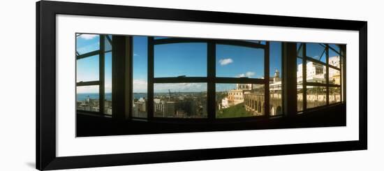 Buildings Viewed Through from a Window of Lacerda Elevator, Pelourinho, Salvador, Bahia, Brazil-null-Framed Photographic Print