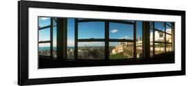 Buildings Viewed Through from a Window of Lacerda Elevator, Pelourinho, Salvador, Bahia, Brazil-null-Framed Photographic Print