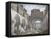 Buildwas Abbey, Shropshire, 18th Century-Michael Rooker-Framed Stretched Canvas