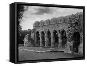 Buildwas Abbey-Fred Musto-Framed Stretched Canvas