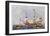 Built by Raleigh and Named the Ark Raleigh Purchased by Elizabeth and Renamed Ark Royal-Cecil King-Framed Art Print